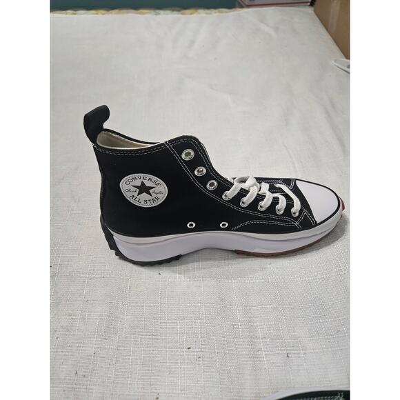 Converse Run Star Hike Canvas Platform Black Mens 10 main image 4